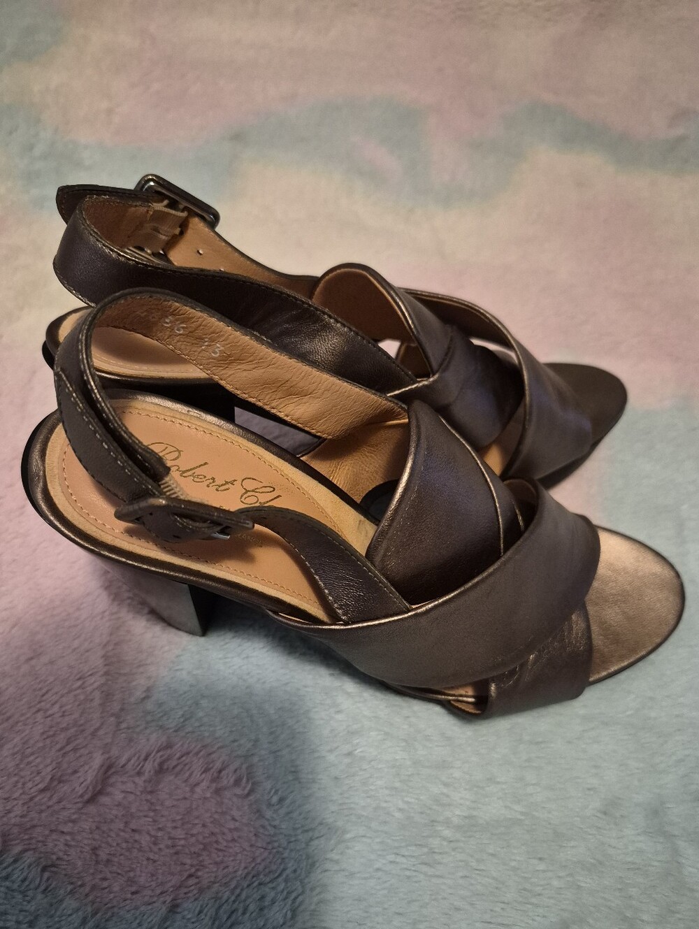 Vintage Robert Clergerie Leather High Heel Shoes - Picture 6 of 9